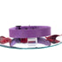 SiaLinda: BDSM Halsband Premium Vacchetta Leder aus Italien violett purple, mit oder ohne Ring, Geschenkverpackung - SiaLinda.com