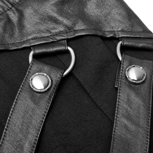 SiaLinda for Men: Herrenrock Blaengur, Kilt Stil, asymetrisch, Baumwolle, schwarz - SiaLinda.com