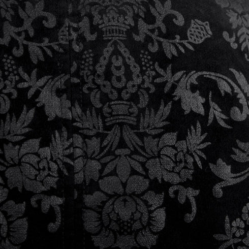 SiaLinda for Men: Herrenweste Rasmus, Samt Brokat, schwarz - SiaLinda.com