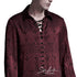 SiaLinda for Men: Rikard, gothisches Jacquardhemd rot - SiaLinda.com