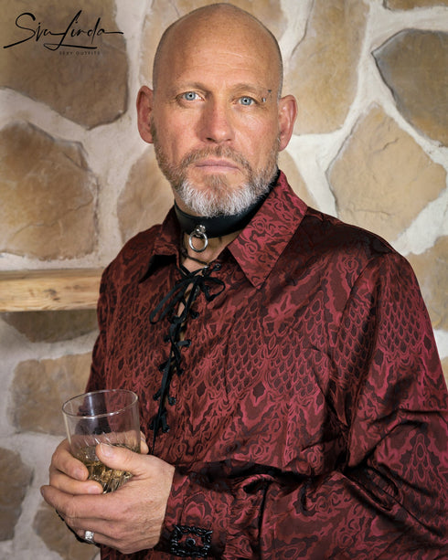 SiaLinda: Halsband Buddy schwarz 30mm Rindersoftleder, 2 Längen, pur oder mit O-Ring - SiaLinda.com