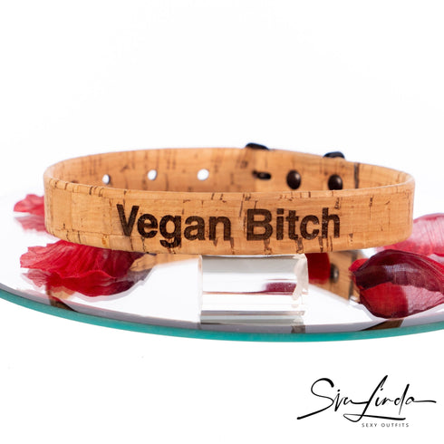 SiaLinda: Halsband Corky YOU personalisiert - veganes Halsband aus Kork - 100% natürlich, nachhaltig. - SiaLinda.com