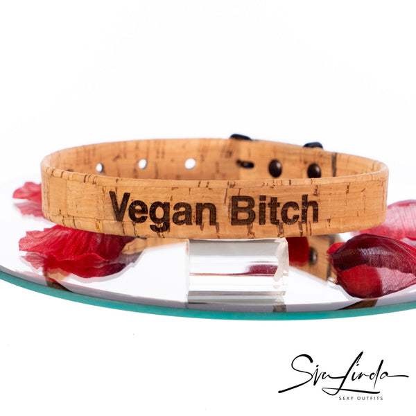 SiaLinda: Halsband Corky YOU personalisiert - veganes Halsband aus Kork - 100% natürlich, nachhaltig. - SiaLinda.com
