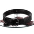 SiaLinda: Halsband Leder O-Ring Edelstahl, Serie Nummer 12, Strong 25mm breit - SiaLinda.com