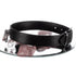 SiaLinda: Halsband Leder O-Ring Edelstahl, Serie Nummer 12, Strong 25mm breit - SiaLinda.com