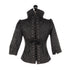 SiaLinda: Josseline Damen Korsett - Jacke, Jacquard, schwarz, stark und sexy - SiaLinda.com