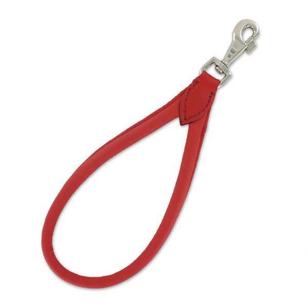 SiaLinda: Leine echtes Leder rot kurz - SiaLinda.com