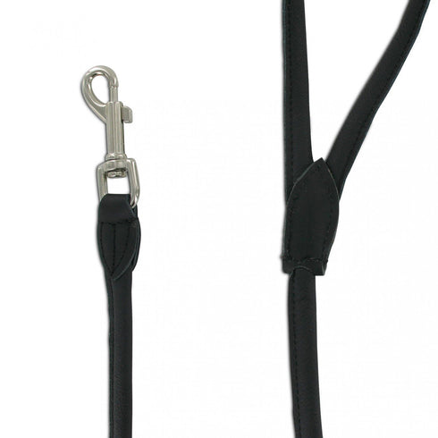 SiaLinda: Leine echtes Leder, schwarz, 120 cm lang - SiaLinda.com