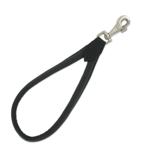 SiaLinda: Leine echtes Leder schwarz kurz - SiaLinda.com