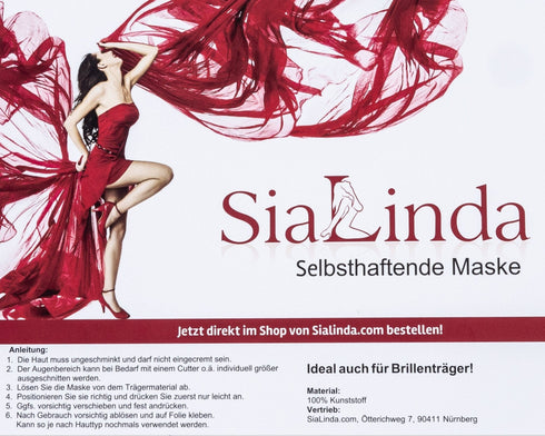 SiaLinda: Maske Akela, selbsthaftend. Perfekt auch für Brillenträger! - SiaLinda.com