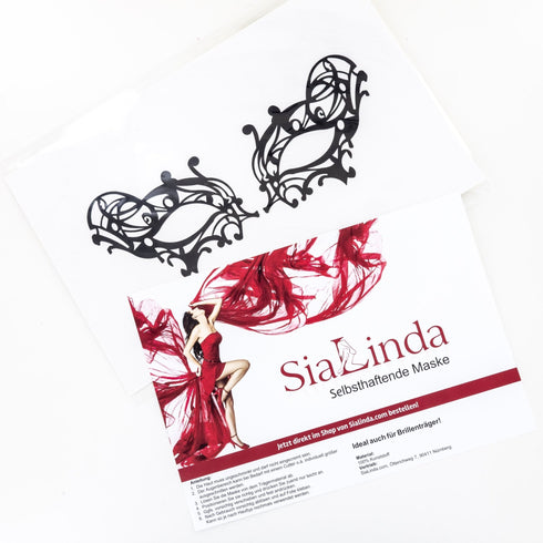 SiaLinda: Maske Akela, selbsthaftend. Perfekt auch für Brillenträger! - SiaLinda.com