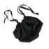 SiaLinda: Pompadour Tasche Jeanne, schwarz / schwarz, Satin - SiaLinda.com