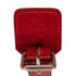 SiaLinda Premium Lamm- und Rindsleder Halsband rot schwarz mit Glitter - Made in Italy - SiaLinda.com