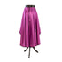 SiaLinda: Rock Viola, violett, Satin, Lilien Applikation, asymmetrisch, geschlitzt - SiaLinda.com