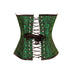 SiaLinda: Überbrust Korsett Emeraude, Brokat smaragd grün, Premiumkollektion - SiaLinda.com