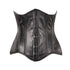 SiaLinda: Unterbrust Korsett Paulette, Lamm Nappa, schwarz, echt Leder - SiaLinda.com