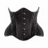 SiaLinda: Unterbrust Korsett Perola, schwarz, mit Perlen bestickt, Premiumkollektion - SiaLinda.com