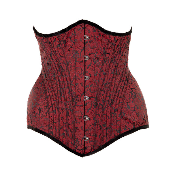 SiaLinda: Unterbrust Korsett Ruby, rot schwarz, Premiumkollektion, sexy - SiaLinda.com
