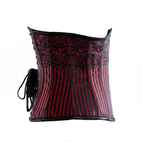 SiaLinda: Unterbrust Korsett Viona, rot schwarz, Premiumkollektion, sexy - SiaLinda.com