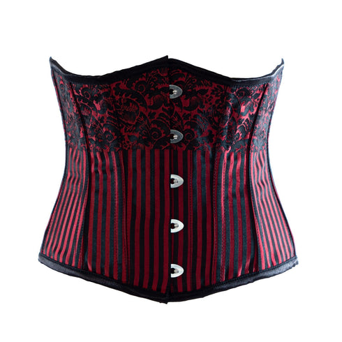 SiaLinda: Unterbrust Korsett Viona, rot schwarz, Premiumkollektion, sexy - SiaLinda.com