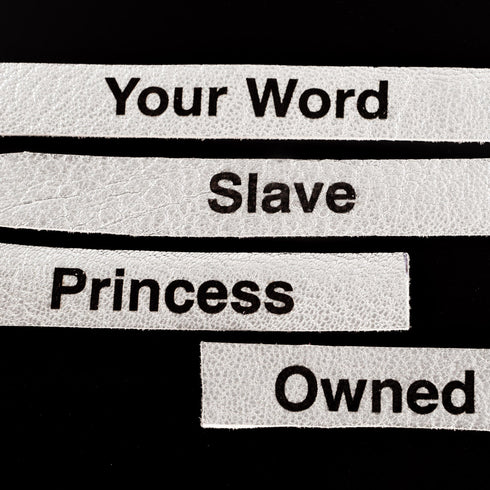 SiaLinda: YOU SILBER Personalisiertes Halsband DEIN NAME oder WORT, individuell erstellt. Feinstes Ziegen Premium Leder - SiaLinda.com