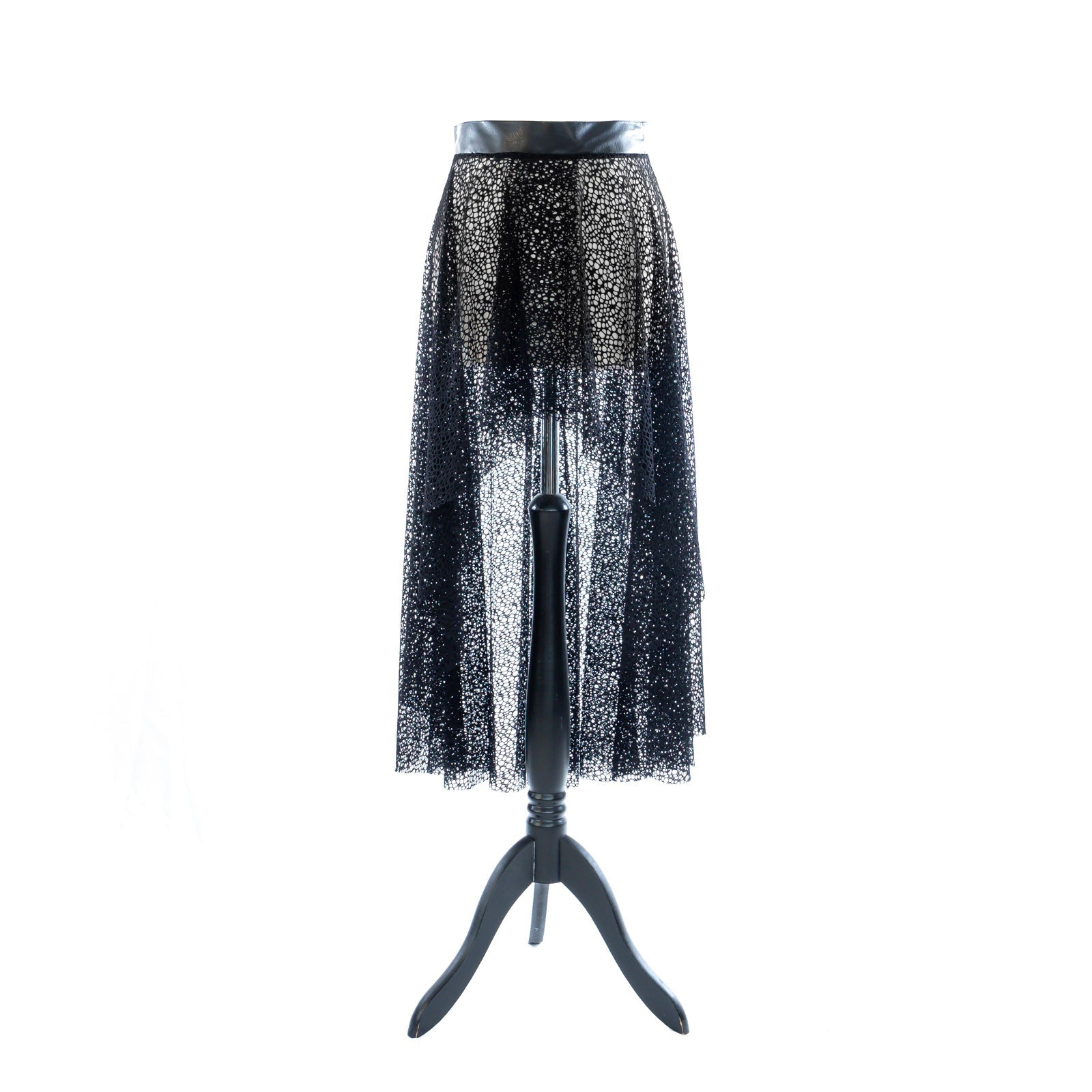 SiaLinda: Skirt Oceana XIV, lattice fabric, transparent, also as overskirt