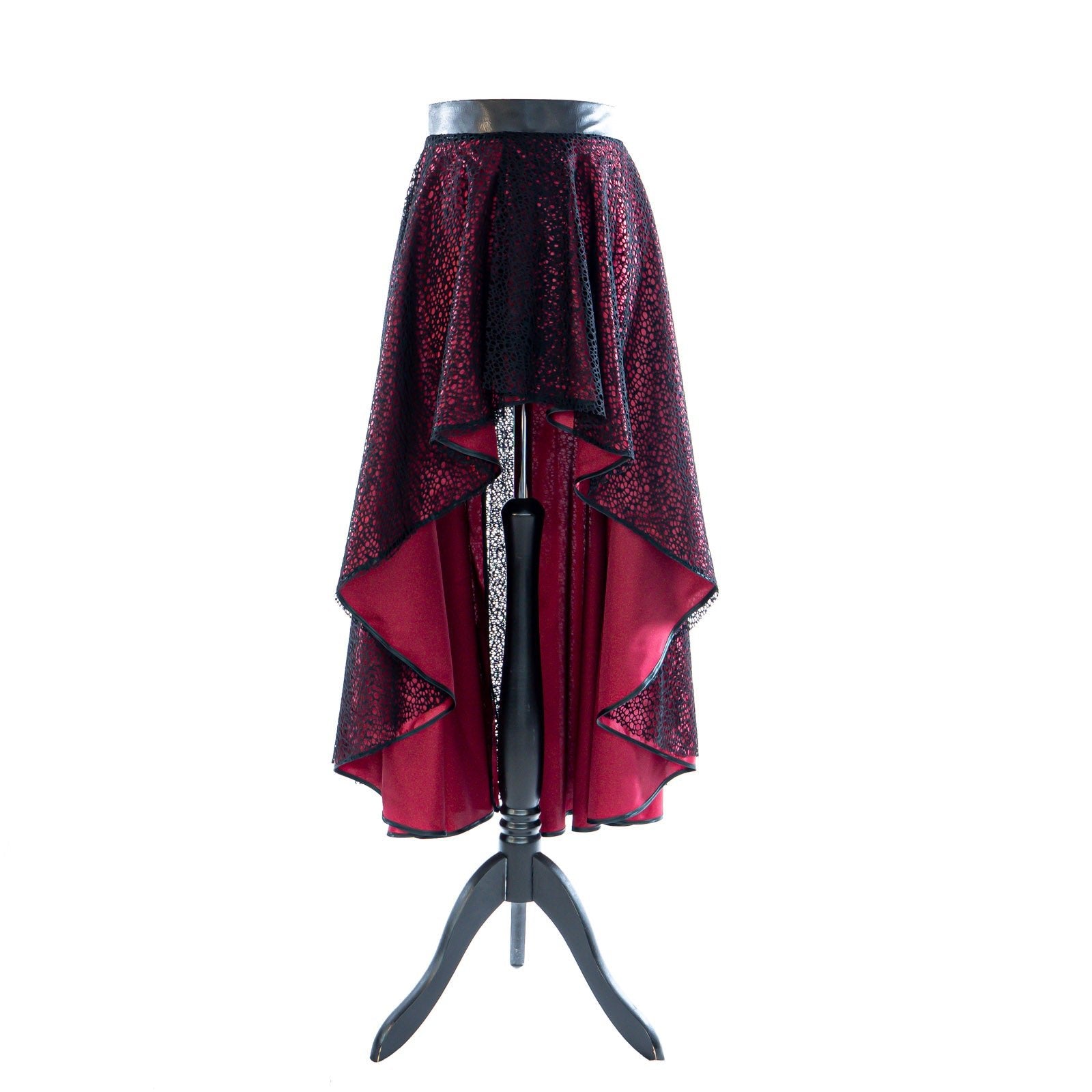 SiaLinda: Skirt Oceana XIV, lattice fabric, transparent, also as overskirt