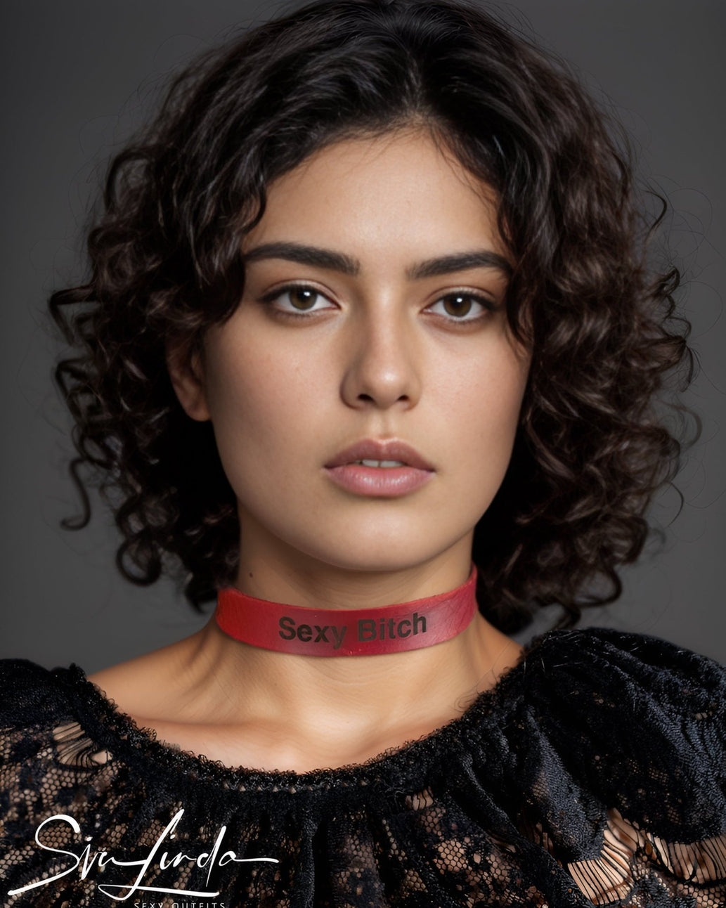 SiaLinda YOU Nummer 12 rot - Personalisiertes Premium Halsband